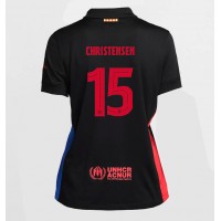 Fotballdrakt Dame Barcelona Andreas Christensen #15 Bortedrakt 2024-25 Kortermet